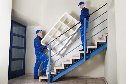 Movers planning a house removal in Watford