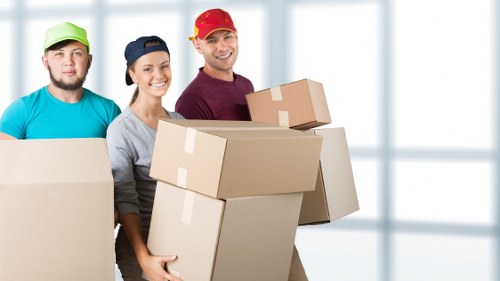 Business relocation planning with floor plans and labelled boxes