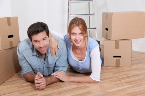 Removal van service helping with a move in Watford