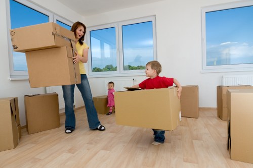Office removal team planning a business relocation in Watford