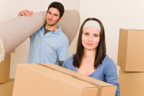 Packing and furniture loading for a Watford home move