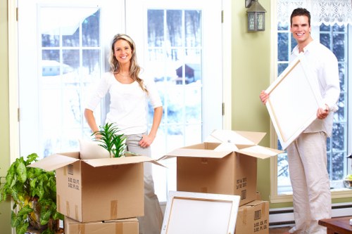 Packaged IT equipment prepared for office removals