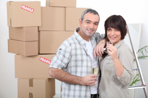 Local commercial movers handling a business relocation in Watford